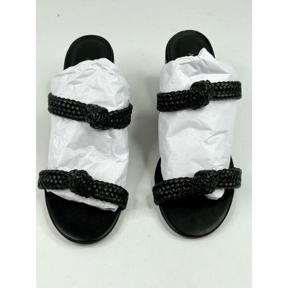 Arezzo Women's Remy Mid-Block Sandals Size 8.5B Black NWT - Picture 6 of 9